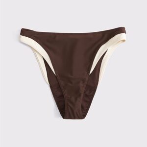 Abercrombie & Fitch Brown and Cream Bikini